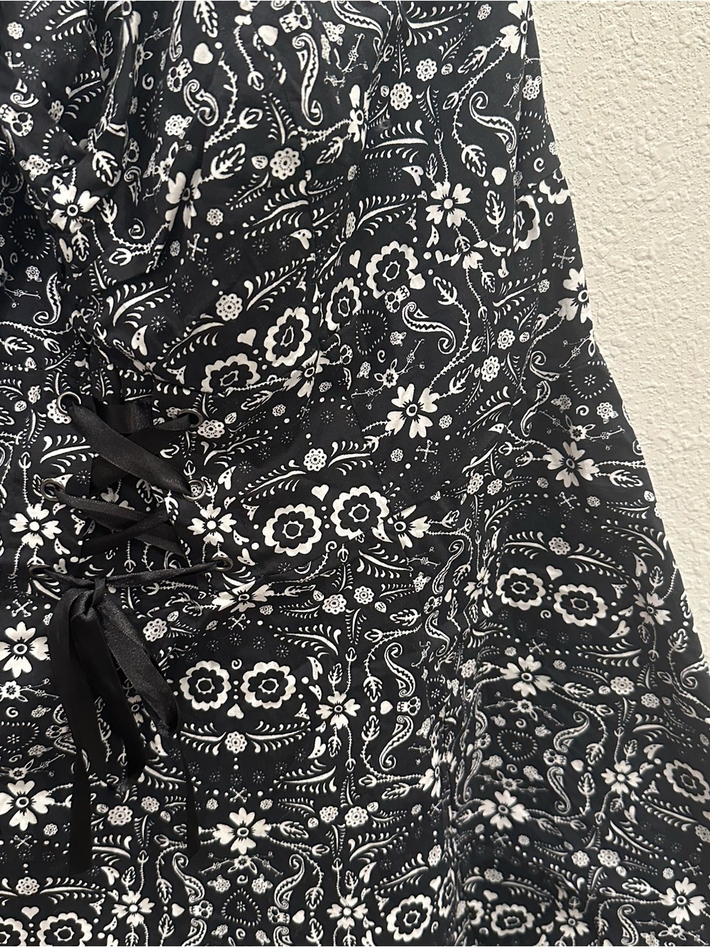Book of Life Sugar Skull Halter Dress Goth Halloween Size 14 - Picture 3 of 5